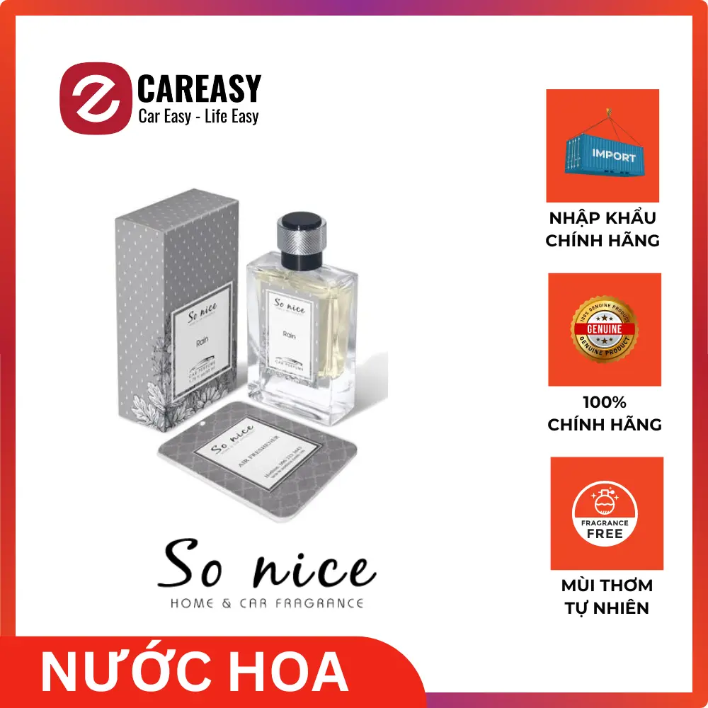 Nước hoa xe So Nice hương Rose Elixir